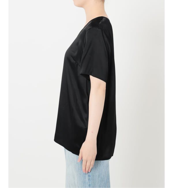 Plage「R&rsquo;IAM サテンチュニックTシャツ」|シャツ・ブラウス|