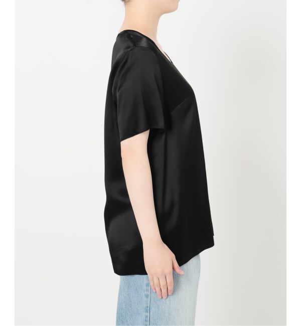 Plage「R&rsquo;IAM サテンチュニックTシャツ」|シャツ・ブラウス|