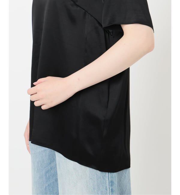 Plage「R&rsquo;IAM サテンチュニックTシャツ」|シャツ・ブラウス|