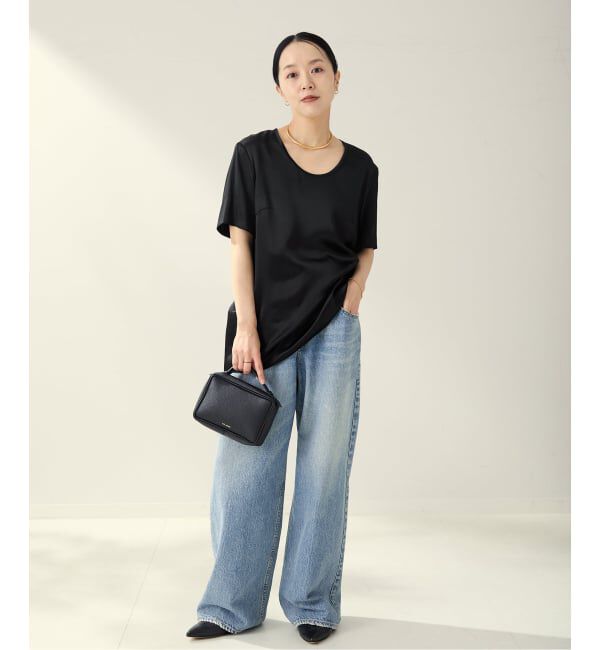 Plage「R&rsquo;IAM サテンチュニックTシャツ」|シャツ・ブラウス|