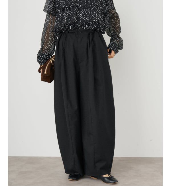 IENA「TW コクーンパンツ」|スラックス|