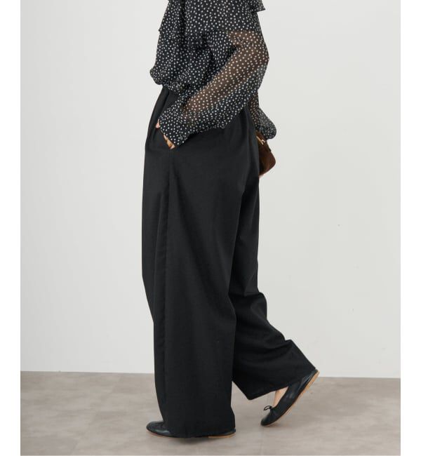 IENA「TW コクーンパンツ」|スラックス|