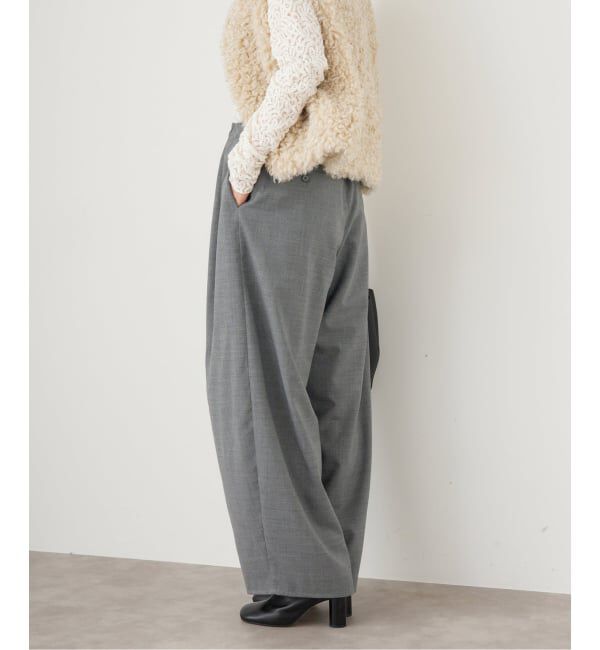 IENA「TW コクーンパンツ」|スラックス|