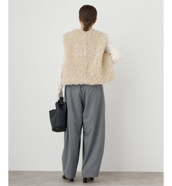 IENA「TW コクーンパンツ」|スラックス|