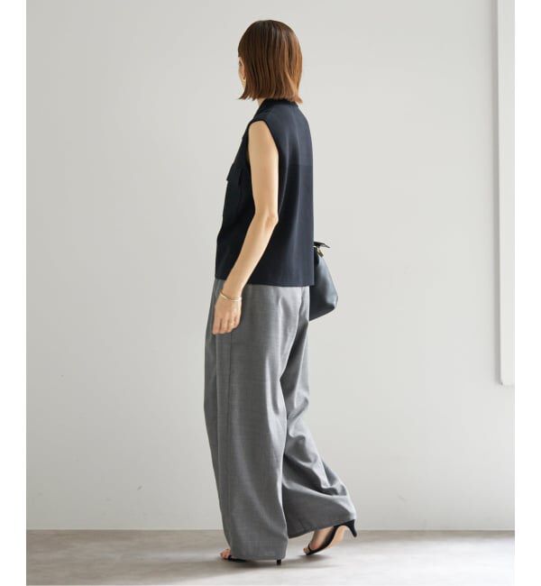 IENA「TW コクーンパンツ」|スラックス|