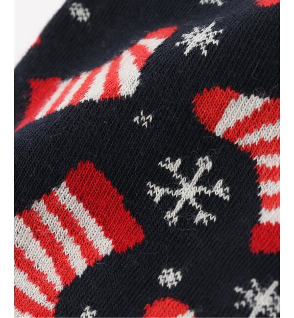 IENA「BLEU FORET/ブルーフォレ CHRISTMAS SOCKS 靴下 6585」|ソックス|