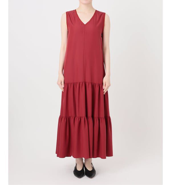 SLOBE IENA「《WEB限定/予約》ティアードワンピース」|ワンピース|