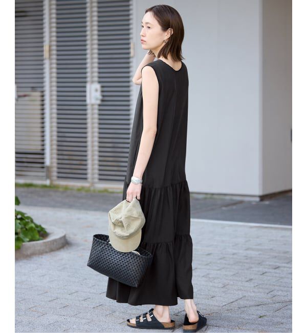 SLOBE IENA「《WEB限定/予約》ティアードワンピース」|ワンピース|