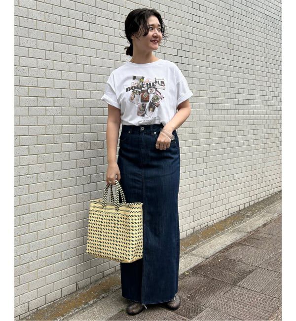 SLOBE IENA「《予約》BOUCHE SLOBE別注 LOGO TEE」|Tシャツ・カットソー|