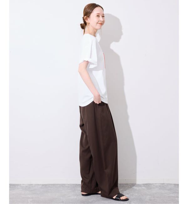 SLOBE IENA「《予約》BOUCHE SLOBE別注 LOGO TEE」|Tシャツ・カットソー|