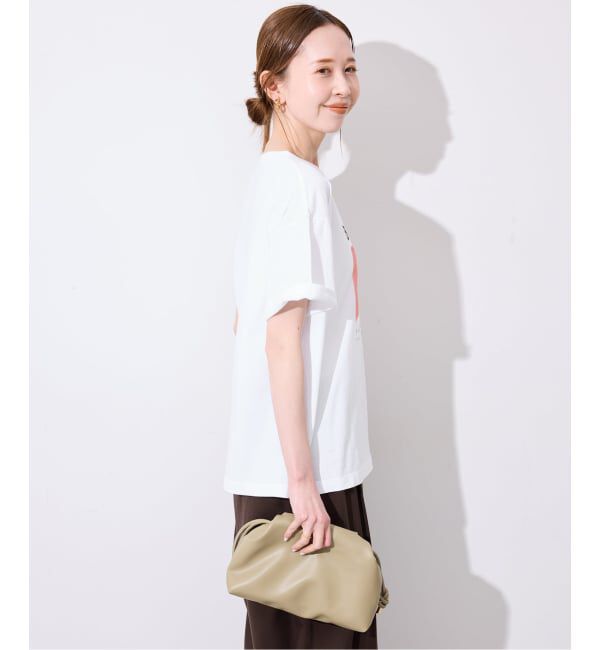 SLOBE IENA「《予約》BOUCHE SLOBE別注 LOGO TEE」|Tシャツ・カットソー|