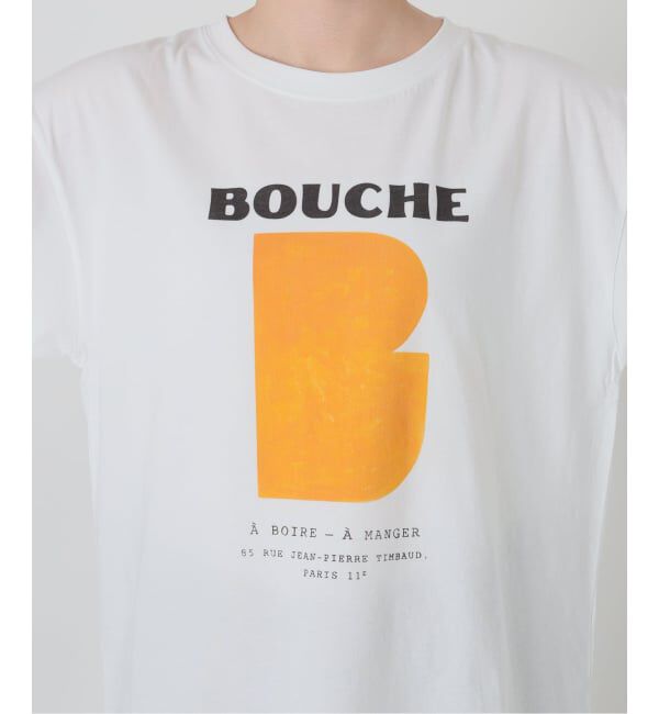 SLOBE IENA「《予約》BOUCHE SLOBE別注 LOGO TEE」|Tシャツ・カットソー|