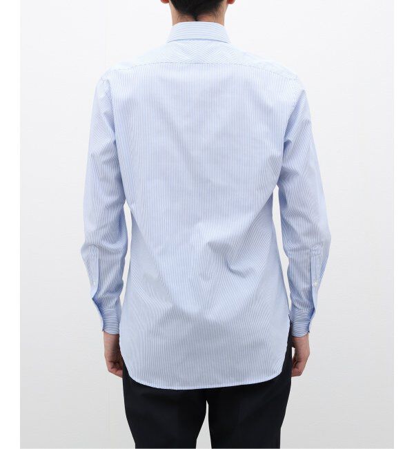 EDIFICE「D.ショートポイントシャツ ストライプ」|シャツ・ブラウス|