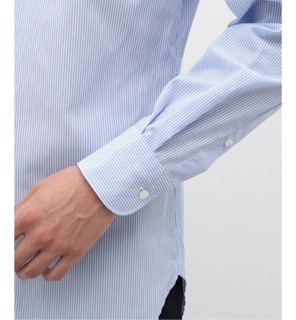 EDIFICE「D.ショートポイントシャツ ストライプ」|シャツ・ブラウス|