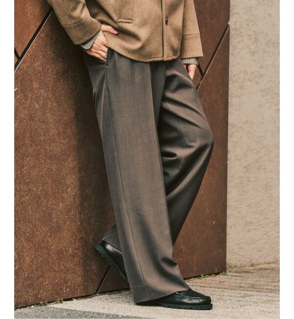 417 EDIFICE「&rdquo;4WAYストレッチ&rdquo; イージーパンツ」|スラックス|ブラウン