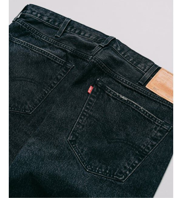 EDIFICE「LEVI&rsquo;S(R)/リーバイス(R) 別注 BIG E 501(R) BLACK L26」|デニム|