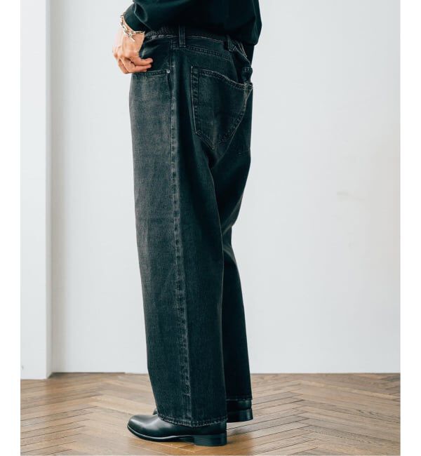 EDIFICE「LEVI&rsquo;S(R)/リーバイス(R) 別注 BIG E 501(R) BLACK L26」|デニム|