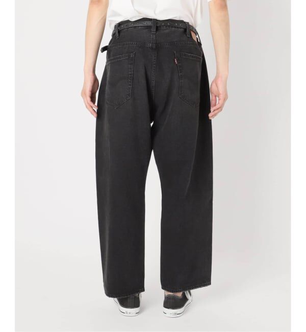 EDIFICE「LEVI&rsquo;S(R)/リーバイス(R) 別注 BIG E 501(R) BLACK L26」|デニム|