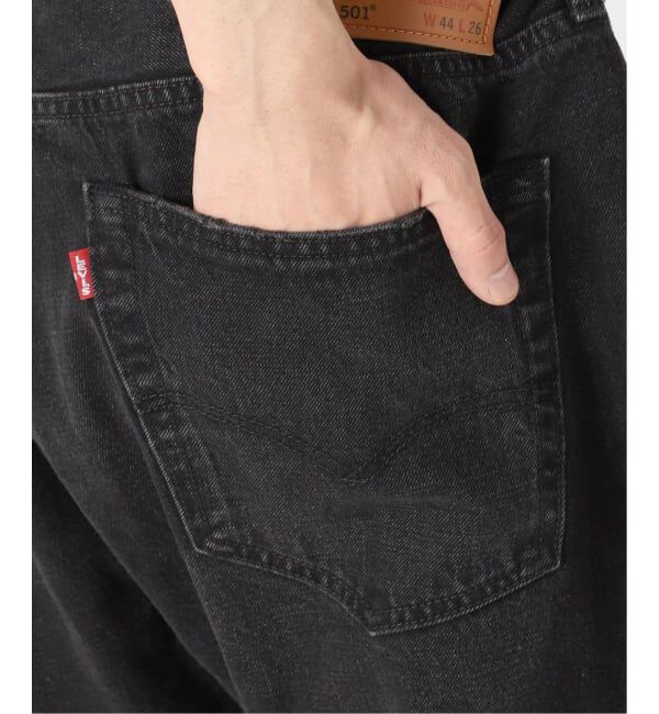 EDIFICE「LEVI&rsquo;S(R)/リーバイス(R) 別注 BIG E 501(R) BLACK L26」|デニム|