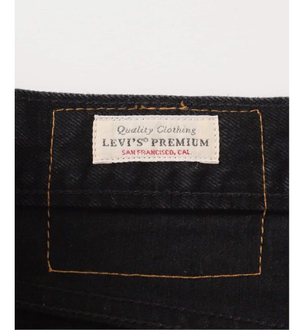 EDIFICE「LEVI&rsquo;S(R)/リーバイス(R) 別注 BIG E 501(R) BLACK L26」|デニム|