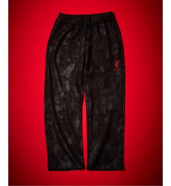 Liverpool FC「【Liverpool FC / リバプール FC】Fake Leather Track Pants」|スラックス|ブラック