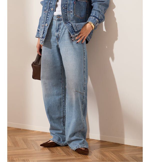 journal standard L'essage「【LEVI&rsquo;S/リーバイス】BAGGY DAD BARREL：デニムパンツ」|デニム|サックスブルー
