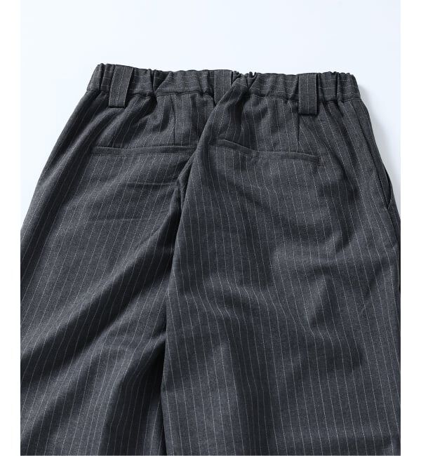 JOURNAL STANDARD「TR モダン ツイル ワイド スラックス / ストライプ / 無地」|スラックス|