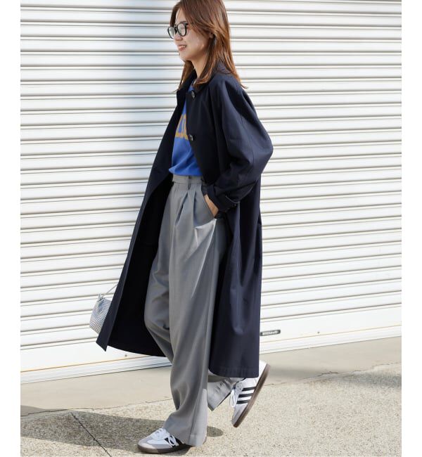 JOURNAL STANDARD relume「《追加》スーピマコットンステンカラーコート」|ステンカラーコート|