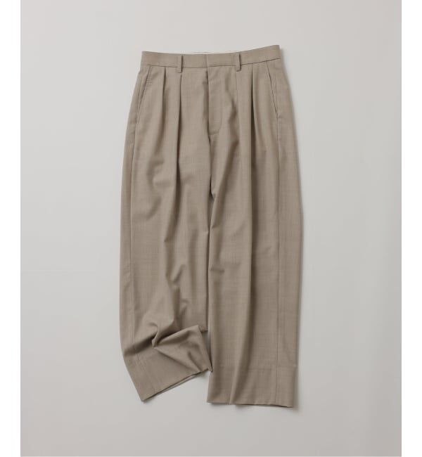 JOURNAL STANDARD「【FOLL / フォル】wool mohair baggy fit trouser」|スラックス|ベージュ