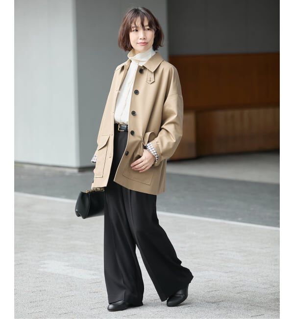 journal standard L'essage「【別注】Aquascutum&times;LESSAGEショートコート」|ステンカラーコート|