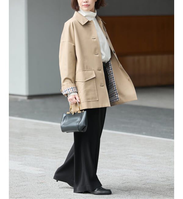 journal standard L'essage「【別注】Aquascutum&times;LESSAGEショートコート」|ステンカラーコート|