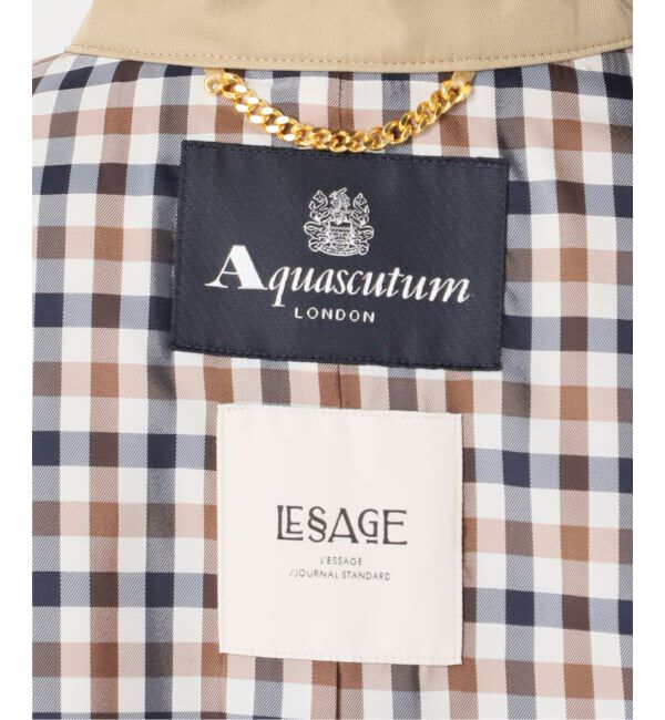 journal standard L'essage「【別注】Aquascutum&times;LESSAGEショートコート」|ステンカラーコート|