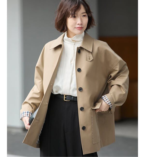 journal standard L'essage「【別注】Aquascutum&times;LESSAGEショートコート」|ステンカラーコート|
