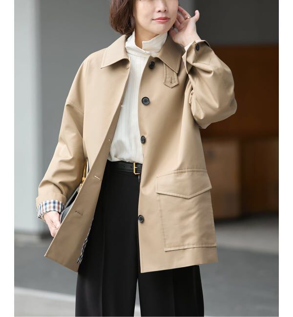 journal standard L'essage「【別注】Aquascutum&times;LESSAGEショートコート」|ステンカラーコート|