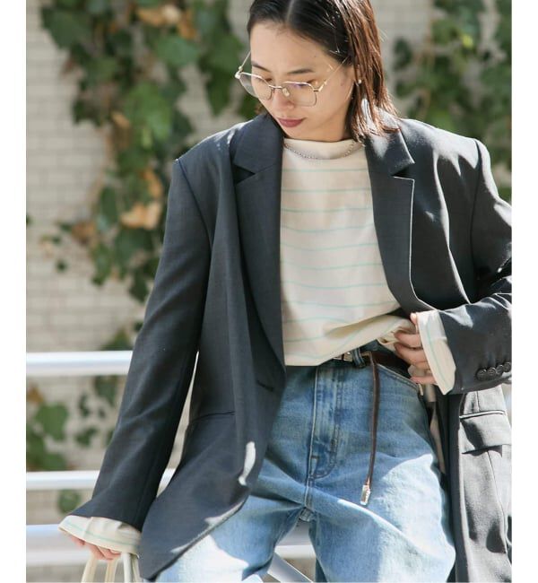 JOURNAL STANDARD「《追加2》カラーボーダーリラックスカットソー」|Tシャツ・カットソー|