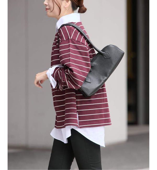 JOURNAL STANDARD「《追加2》カラーボーダーリラックスカットソー」|Tシャツ・カットソー|