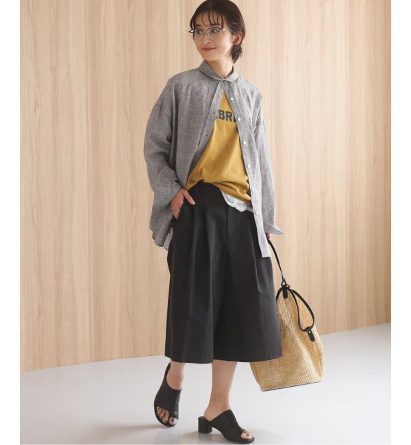 JOURNAL STANDARD relume「《予約》No.66フレンチリネンオーバーサイズシャツ」|シャツ・ブラウス|