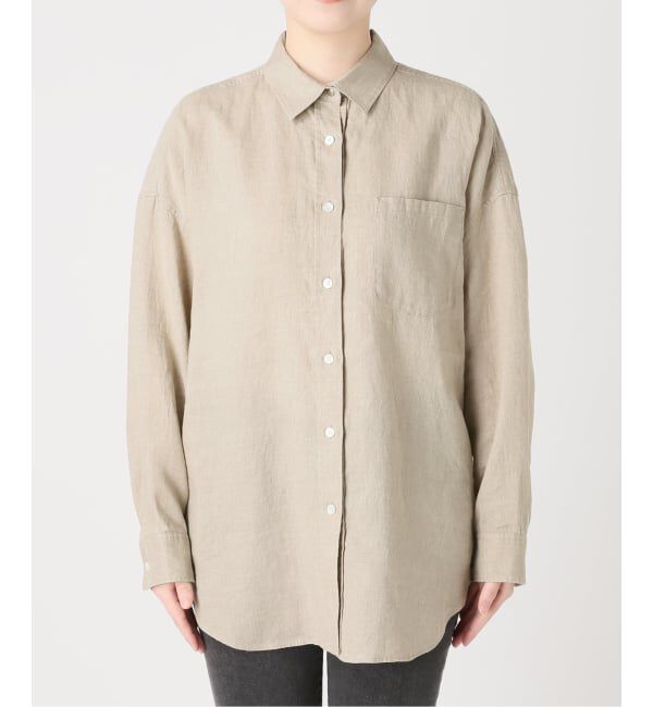 JOURNAL STANDARD relume「《予約》No.66フレンチリネンオーバーサイズシャツ」|シャツ・ブラウス|