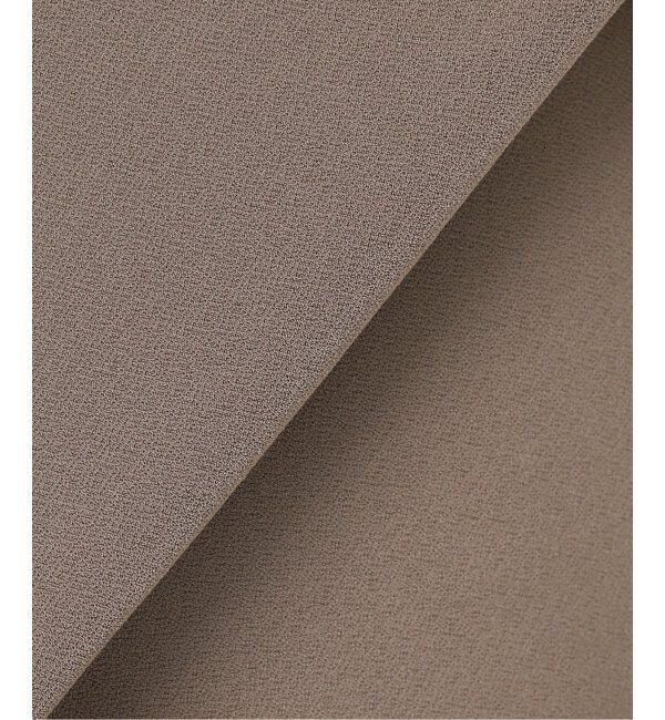 NOBLE「《追加》【洗える】ニットライクジョーゼット2wayワンピース」|ワンピース|