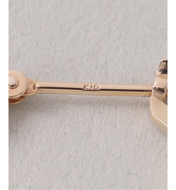 Lilas by Spick&Span「arrowライン ピアス K10(両耳)」|ピアス|