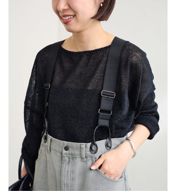 FRAMeWORK「PAYDAY /ペイデイ サスペンダー付きペイント加工デニム」|デニム|