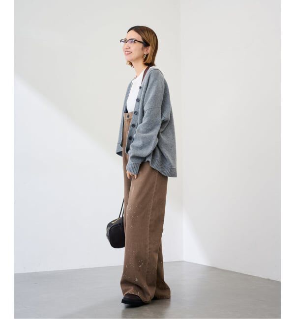 FRAMeWORK「PAYDAY /ペイデイ サスペンダー付きペイント加工デニム」|デニム|