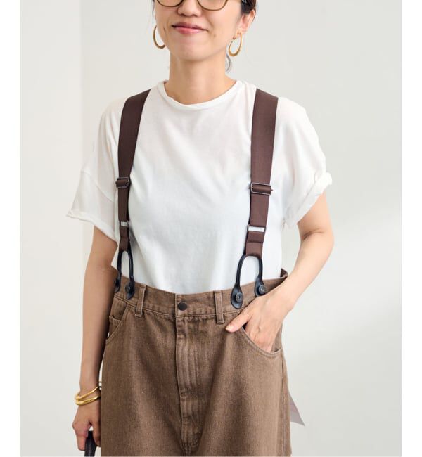FRAMeWORK「PAYDAY /ペイデイ サスペンダー付きペイント加工デニム」|デニム|
