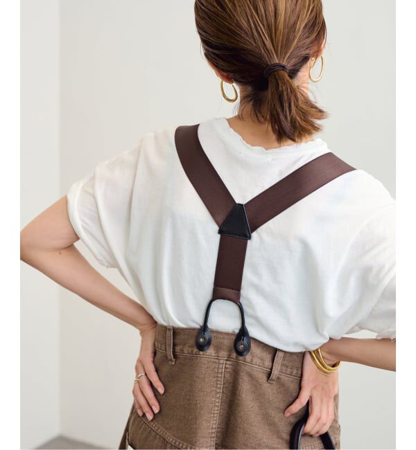 FRAMeWORK「PAYDAY /ペイデイ サスペンダー付きペイント加工デニム」|デニム|