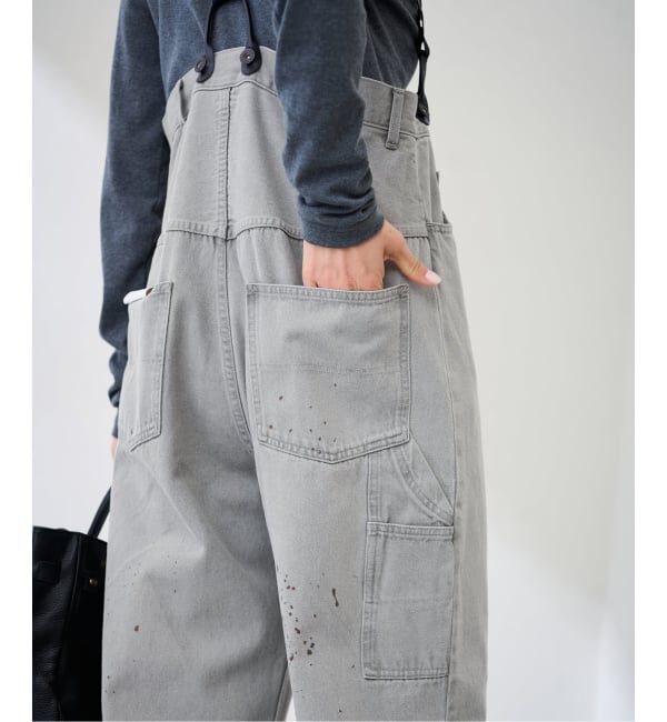 FRAMeWORK「PAYDAY /ペイデイ サスペンダー付きペイント加工デニム」|デニム|