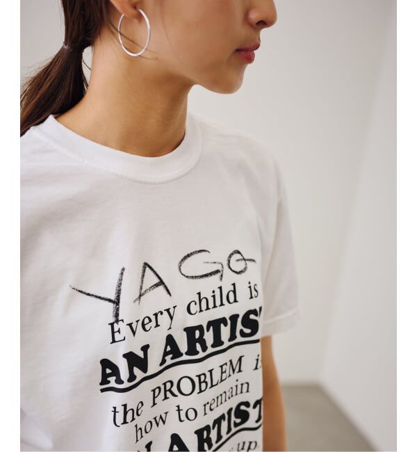 FRAMeWORK「YA GOOD IDEAS &times; KIBITZ HANDWKS MESSAGE TSHIRT」|Tシャツ・カットソー|