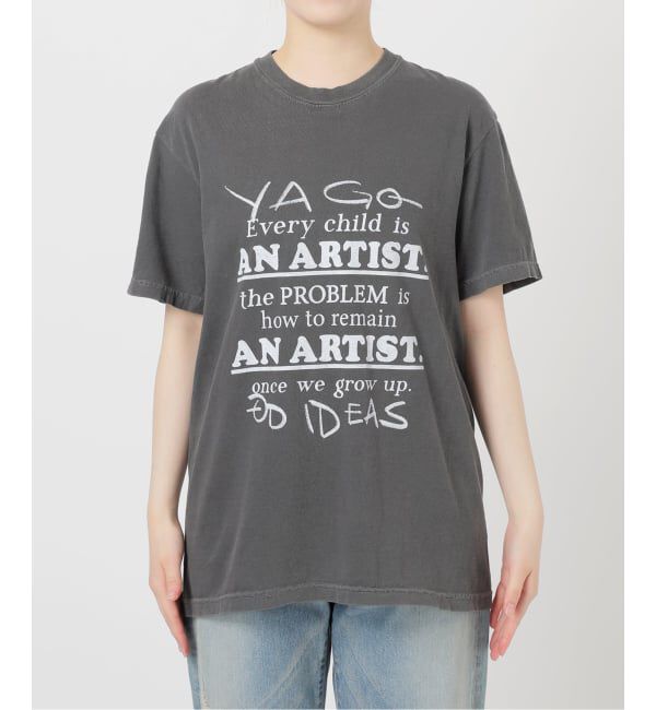 FRAMeWORK「YA GOOD IDEAS &times; KIBITZ HANDWKS MESSAGE TSHIRT」|Tシャツ・カットソー|