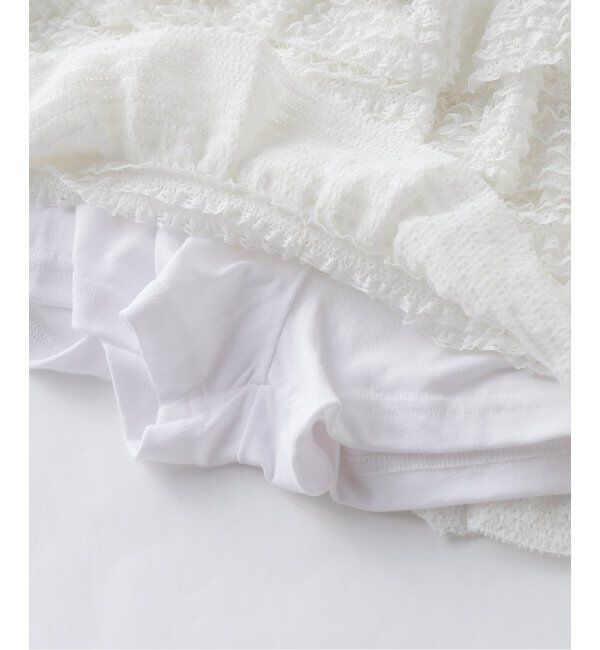 U by SPICK&SPAN「CRANK/クランク LACE CANCAN SKIRT PANTS」|その他|