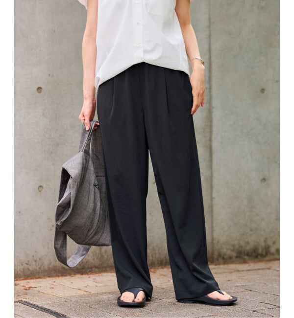 FRAMeWORK「≪追加≫ 手洗い可 / ポリエステルツイルリラックスパンツ」|その他|