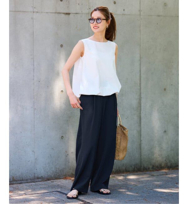 FRAMeWORK「≪追加≫ 手洗い可 / ポリエステルツイルリラックスパンツ」|その他|